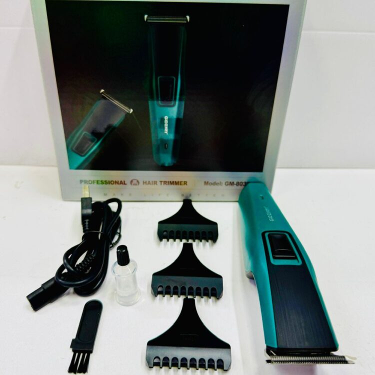 Geemy Hair & Beard Professional Rechargeable Trimmer Electric Beard Trimmer Hair Clipper For Men GM- 8039 - Trimmer