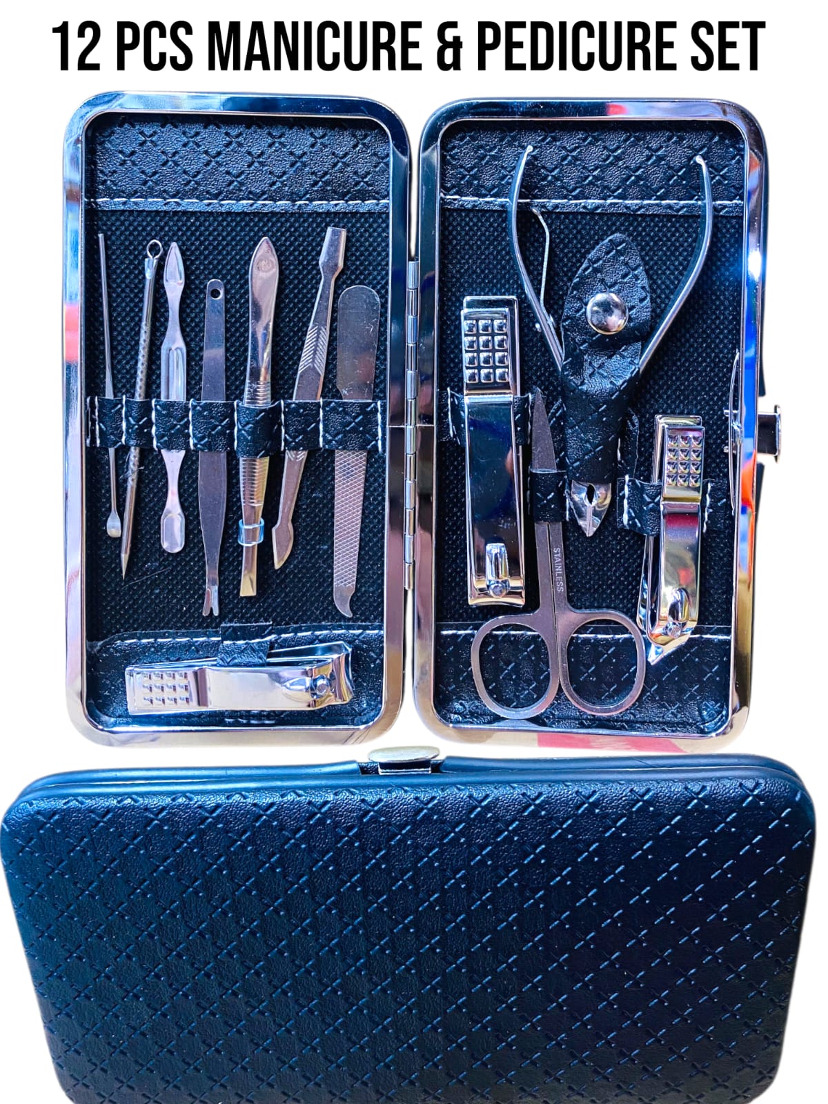 12 PCS Manicure & Pedicure Set!