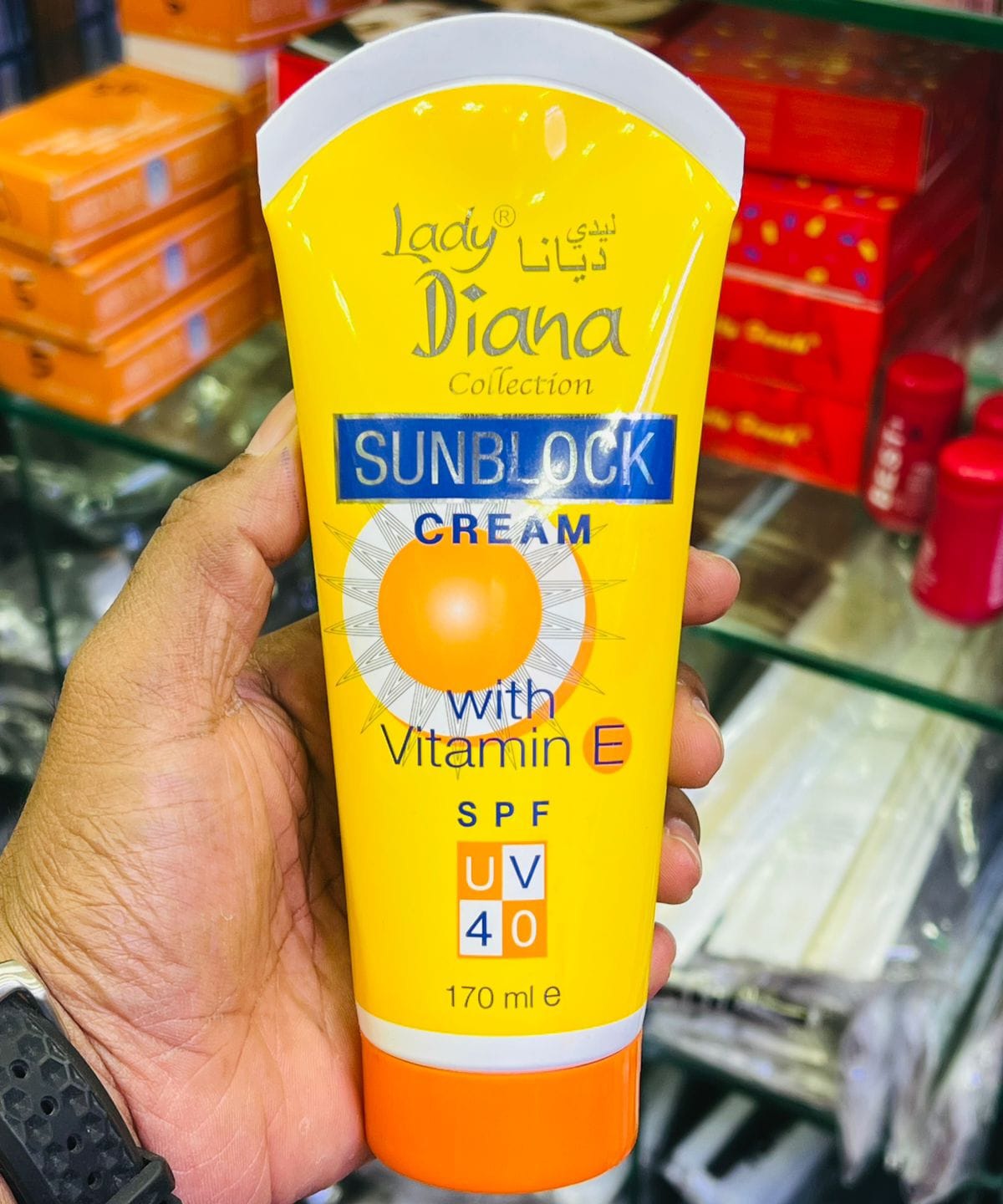 Lady Diana Sunblock Cream!