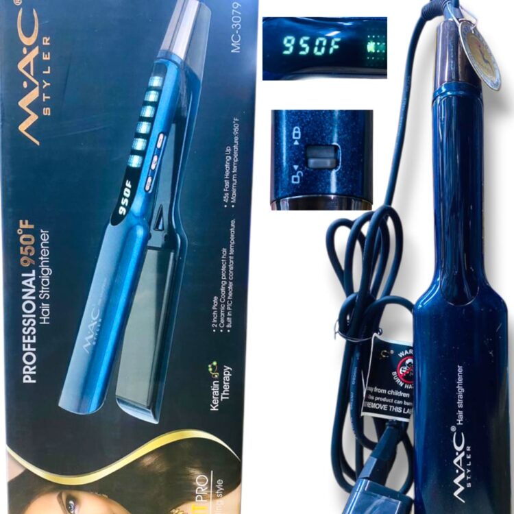 MC-3079 MAC Professional Hair Straightener
